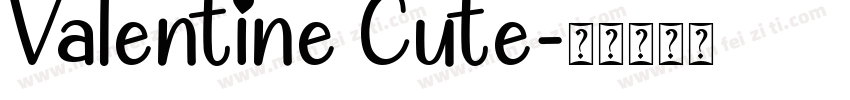 Valentine Cute字体转换